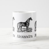  paard grote koffiekop (Voorkant)