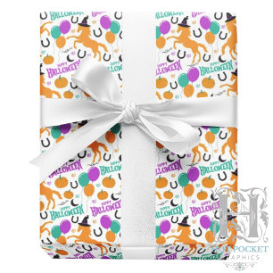 Paard Halloween Inpakpapier