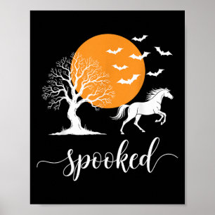Paard Halloween Ruiter Liefhebber Soky Seizoen Poster