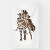 Paard Halloween Spandoek (Verticaal)