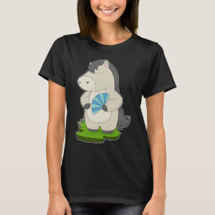Paard Hand fan T-shirt