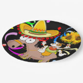 Paard Happy Birthday Paper Borden Papieren Bordje (Gekanteld)