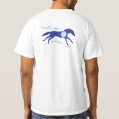 Paard Hart-op-Hart Genezende Trillingen T-shirt (Achterkant)