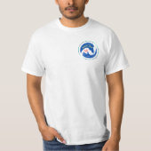Paard Hart-op-Hart Genezende Trillingen T-shirt (Voorkant)