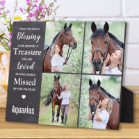Paard Herdenkingsfoto Collage