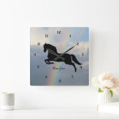 Paard Herinnerings Wandklok (Huis)
