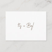 Paard Het is een Boy Books voor Baby White Informatiekaartje (Achterkant)