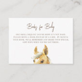 Paard Het is een Boy Books voor Baby White Informatiekaartje (Voorkant)