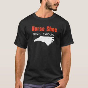 Paard Hoef Noord Carolina Verenigde Staten Amerika T-shirt