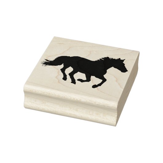 PAARD HOUTEN RUBBEREN STEMPELS (Stempel)