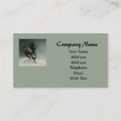 Paard ik geloof Visitekaartje (Achterkant)