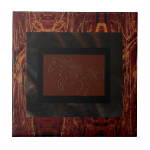 Paard Impronte/Faux Textuurtegel Tegeltje