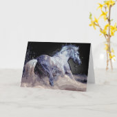 Paard in Actie Kaart (Gele Bloem)