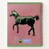Paard in actie notitieboek (Achterkant)