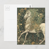 Paard in Bloemen Briefkaart (Voorkant / Achterkant)