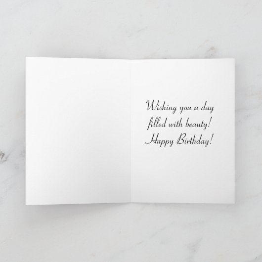 Paard in de Kaart van de Verjaardag van de (Binnen)