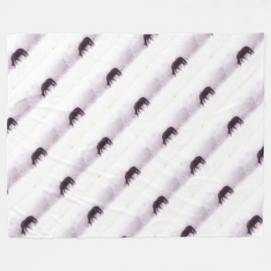 paard in de nevel fleece deken