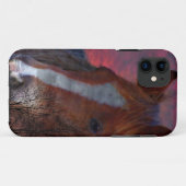 paard in de sunset phone case (Achterkant (horizontaal))
