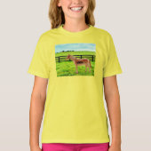 Paard in de Weide T-shirt (Voorkant)