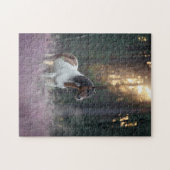Paard in een veld verven legpuzzel (Horizontaal)