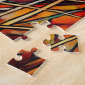 Paard in gras 600 stuk puzzel (Zijkant)