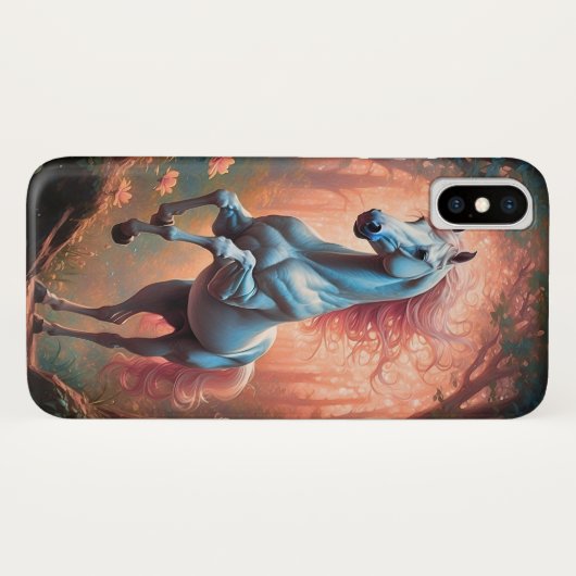 Paard in het bos Case-Mate iPhone case (Achterkant (horizontaal))
