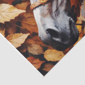 Paard in het gebladerte Decoupage Tissuepapier (Detail)