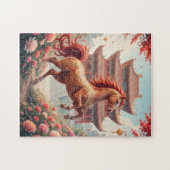 Paard in jaar van de Chinese kalender Legpuzzel (Horizontaal)