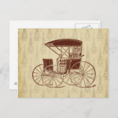  paard in Parijs Briefkaart (Voorkant / Achterkant)