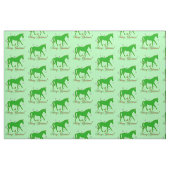 Paard in Silhouette Merry Kerstmis Stof (Fat Quarter)