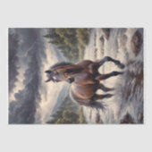 Paard in Storm - Decoupage - Tissuepapier (Voorkant)