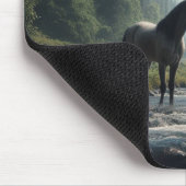 Paard in Stroom Muismat (Hoek)