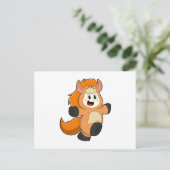 Paard in verkleedkostuum briefkaart (Staand voorkant)