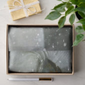 paard in winterpapier tissuepapier (Geschenk)