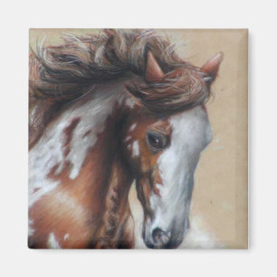 Paard in woestijn magneet