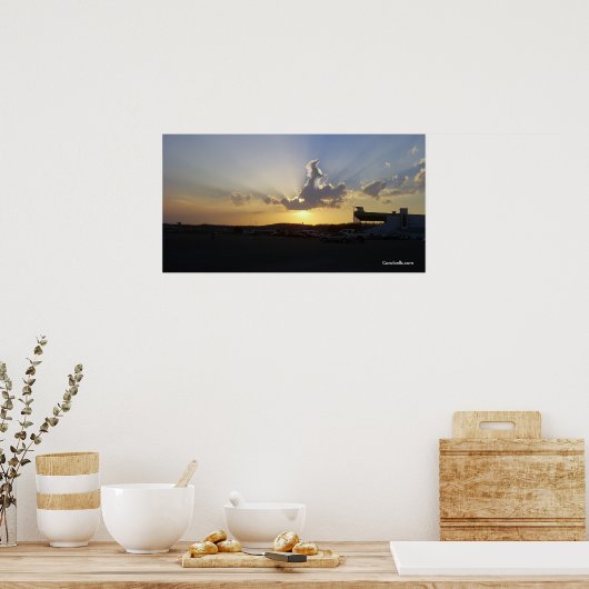 paard in wolken, Carolcells.com Poster (Keuken)