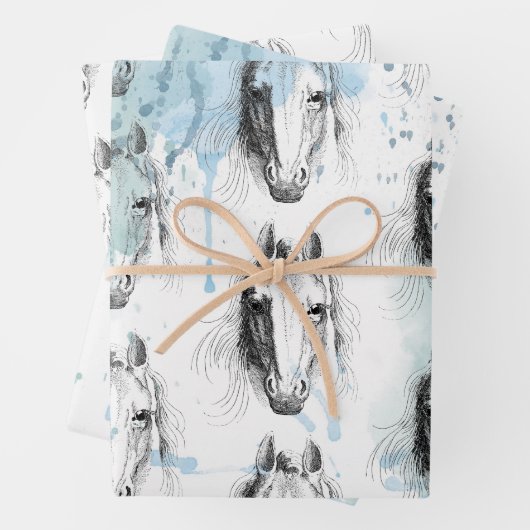 Paard Inpakpapier Vel (In situ)