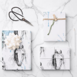 Paard Inpakpapier Vel