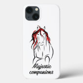 paard iPhone case (Achterkant)