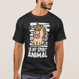 Paard is mijn geestdier Kinder Paard T-shirt