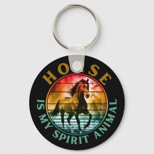 Paard is mijn spirituele dier sleutelhanger