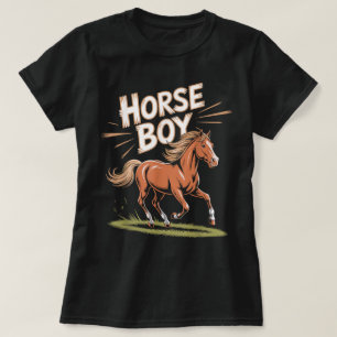 Paard Jongen Kinderen Paarden Kleding Jeugd Kids T-shirt
