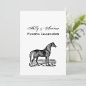  paard kaart (Staand voorkant)