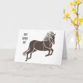 Paard Kaart (Gele Bloem)