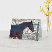 Paard Kaart (Gele Bloem)