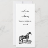  paard kaart (Voorkant)