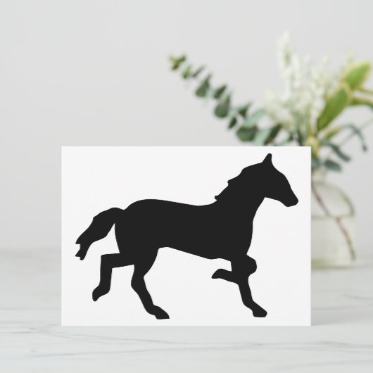 paard kaart (Staand voorkant)