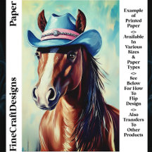 Paard kastanjebruin, blauwe roze muts CS9 ambachts