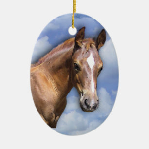 Paard Keramisch Ornament