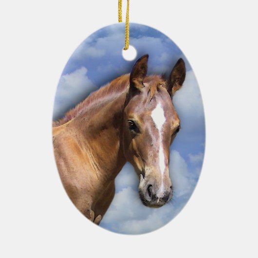 Paard Keramisch Ornament (Achterkant)